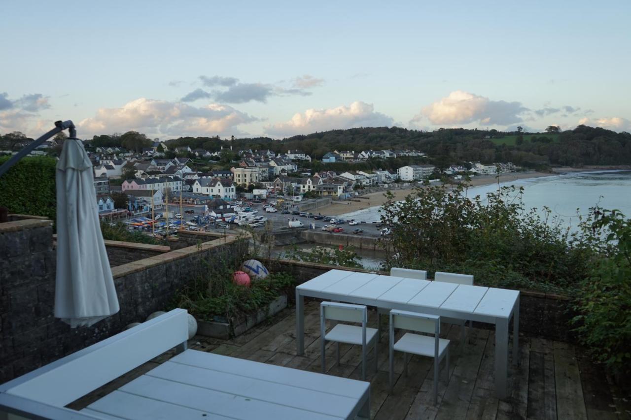 Beach House With Sea Views Over Saundersfoot Bay Exterior foto